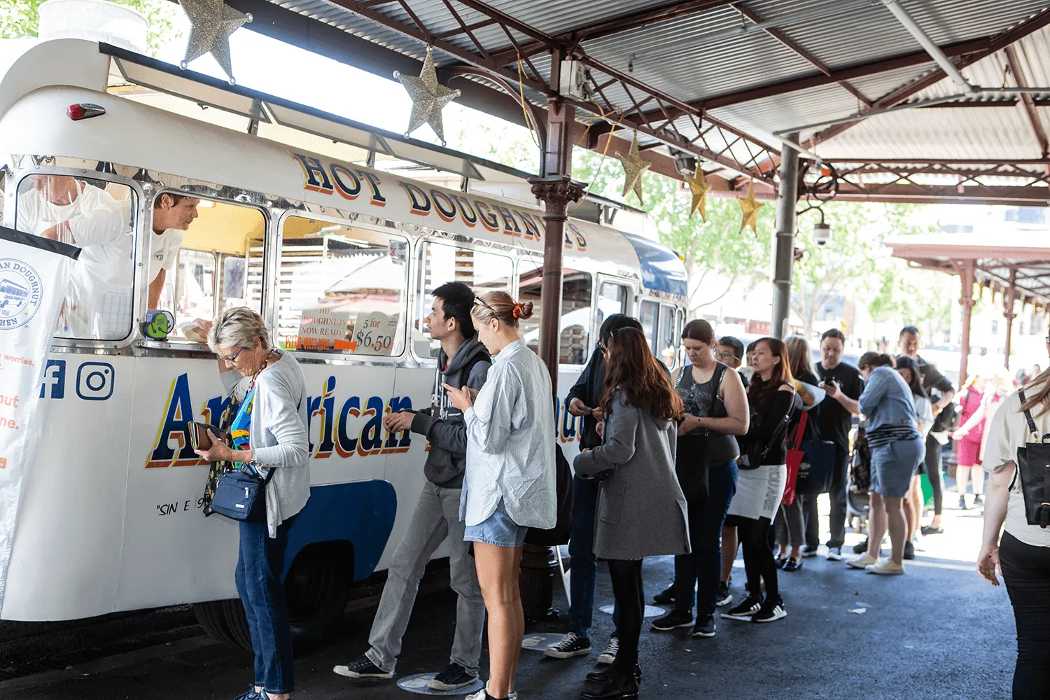 American Doughnut Kitchen queue