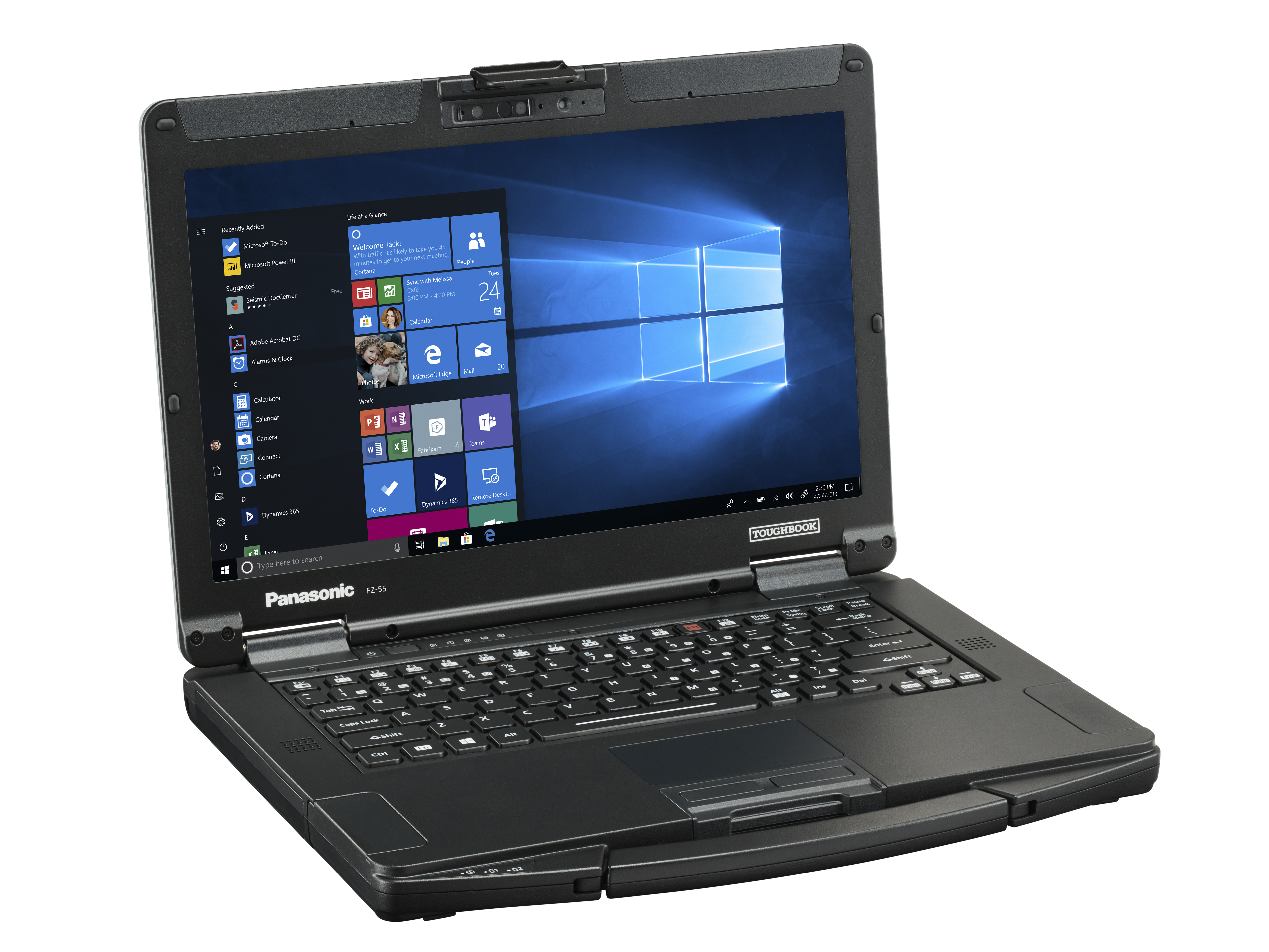  TOUGHBOOK 55 modular laptop for field service technicians