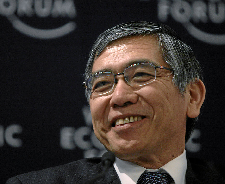 Haruhiko Kuroda, governor of the Bank of Japan.