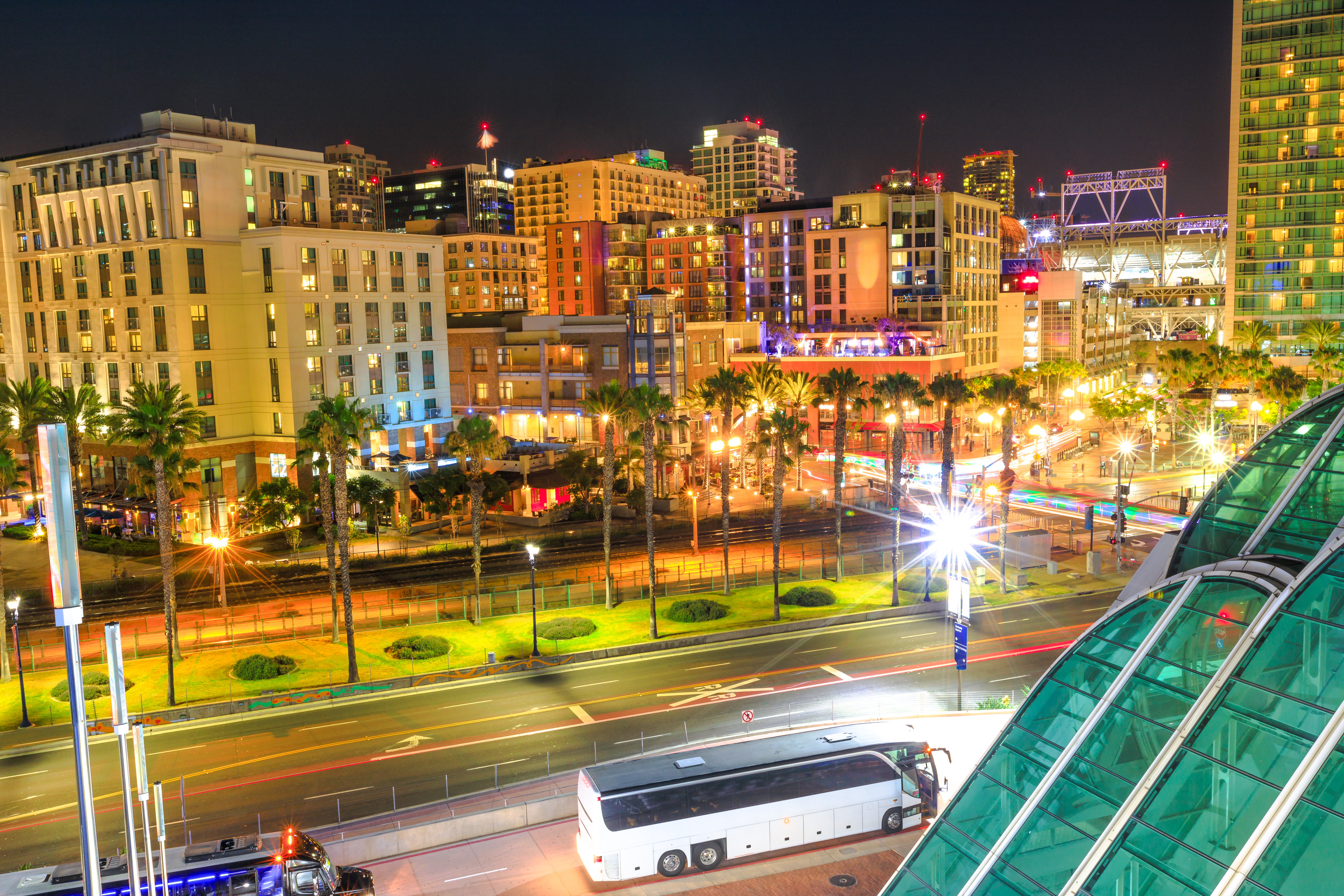 San Diego skyline aerial