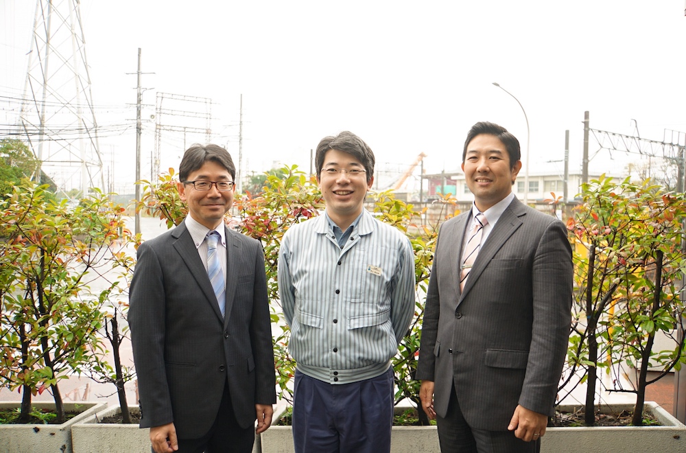 From left to right: Abe (Toshiba Energy Systems & Solutions), Takayama (Showa Denko), Suzuki (Toshiba Energy Systems & Solutions)
