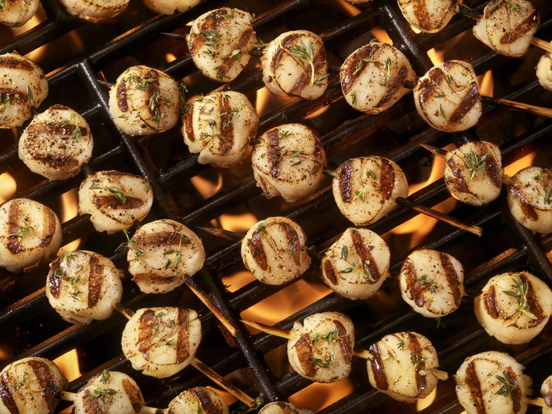 Rosemary-Skewered Scallops Recipe - Food Republic