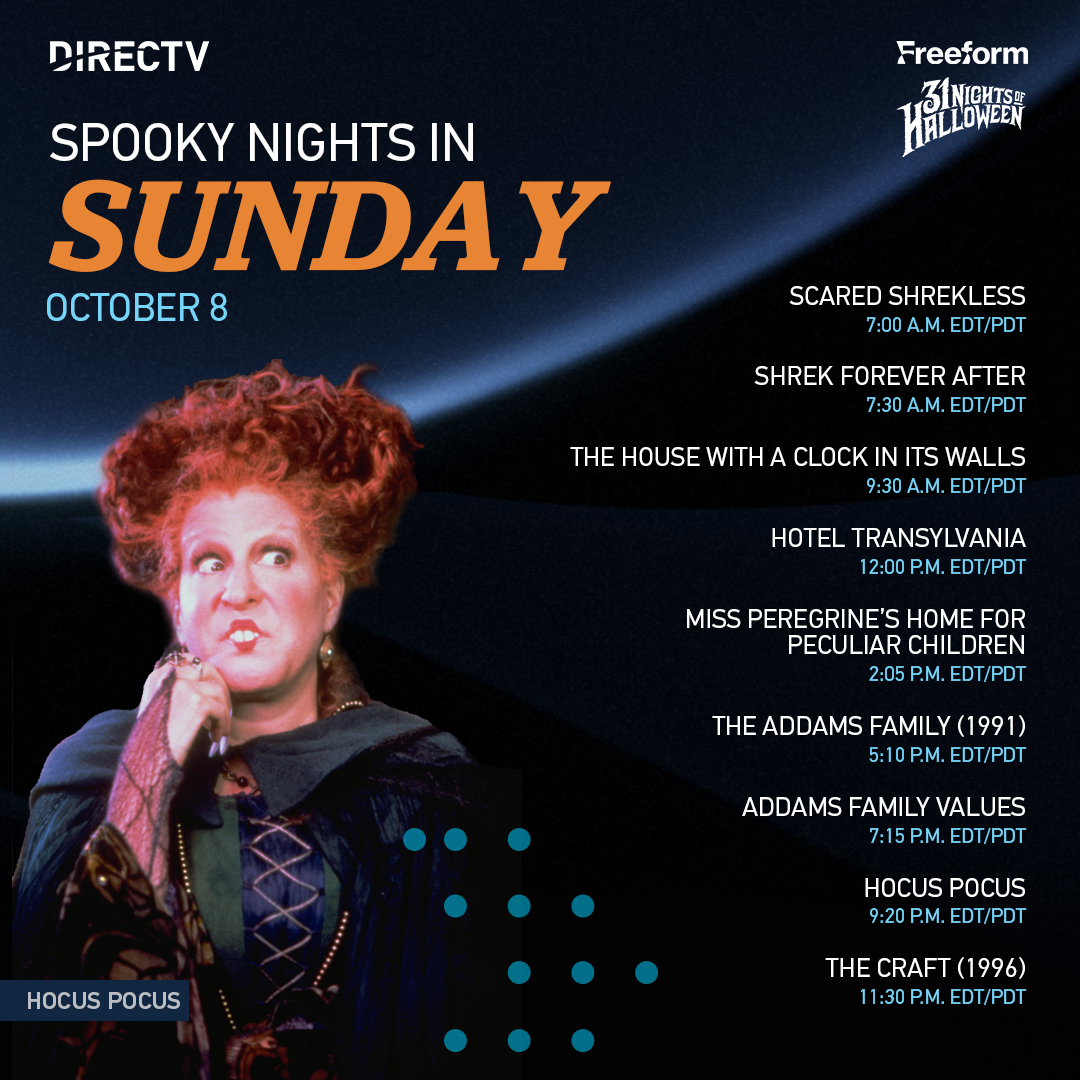 DIRECTV SCREAMS Your Spookiest Halloween Watch Guide DIRECTV Insider