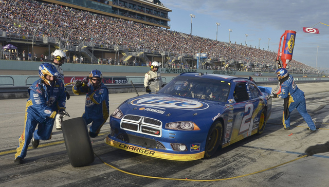 NASCAR pit stop